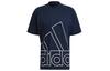 T Shirts Men's Navy Blue Crew Neck Moderate Straight Fit GU4292