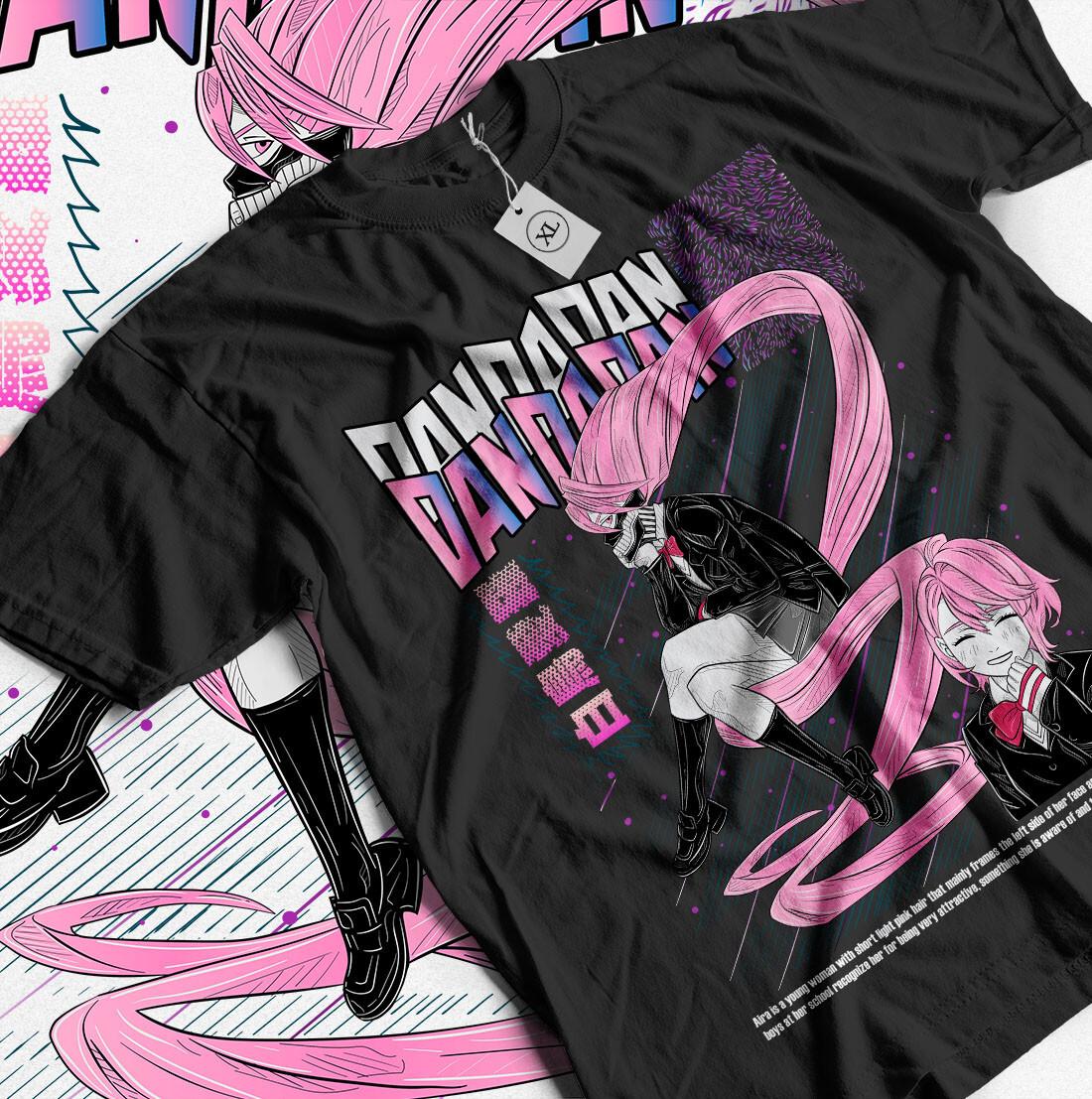 Dandadan Okarun T-shirt Okarun Momo Ayase Girl Anime Japanese Cute GifT-shirt XXXXL