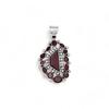 Multi Gemstone 925 Sterling Silver Pendant Necklace