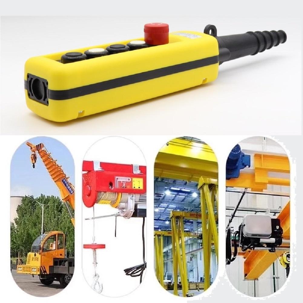 Hoist Crane Control Button Control Station Industrial Lifting Operations Break-Resistant Design Copper-Based Conductors