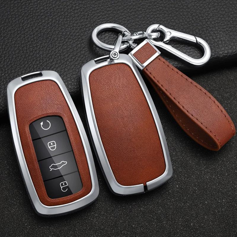 Styling Mouldings Car Key Shell Fob Holder Key Cover Case For Chery Tigo 7 8 Pro Max Omoda C5 Tigo 7 8 Plus Arrizo 5 Plus Access