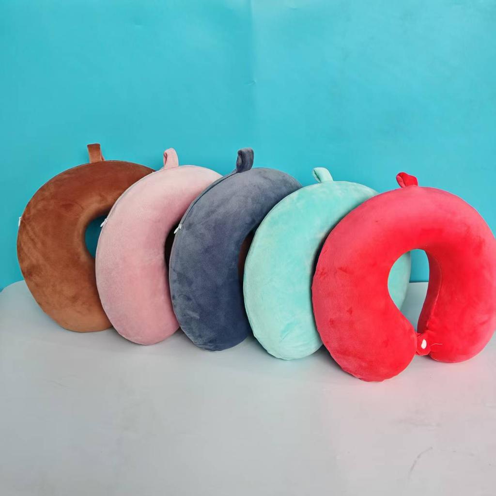 Four-sided Elastic U-shaped Pillow Memory Foam Travel Aircraft Neck Protection Pillow Elastic Super Soft U-shaped Pillow