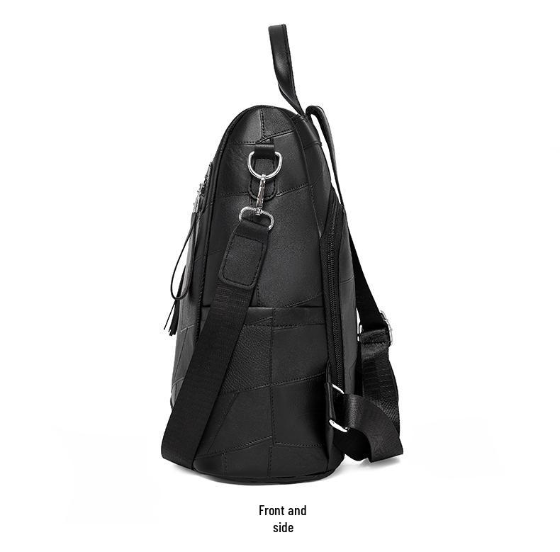 Mochila Casual Grande Capacidade Antifurto Feminina em PU - Moda 2025 para Estudantes Universitários