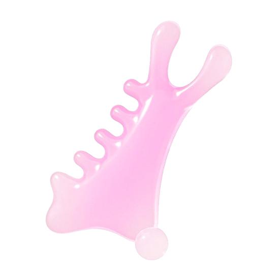 

1/2 шт., меридианная массажная расческа, многоцелевая массажная расческа для лица и головы, портативный ручной массажер для тела и головы, скребок для гуаша 1pc