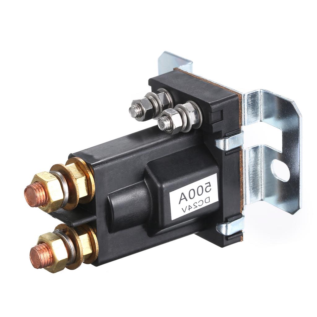 Portable 24V 500A Large Current DC Relay Dual Cells Isolator Forklift Motor Contactor