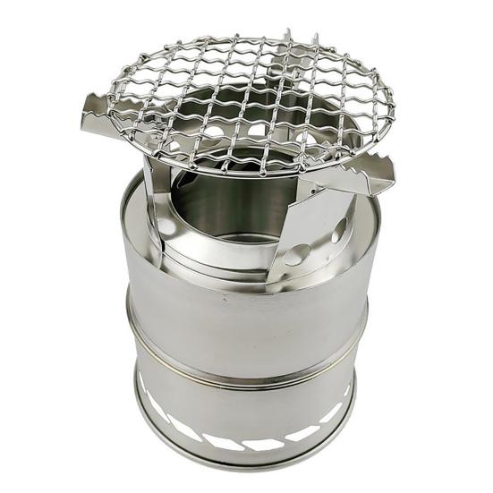 Mini-A Special High Temperature Resistant Anti Deformation 309L-m Stainless Steel Wood Stove Tent Stove Folding Portable Wood