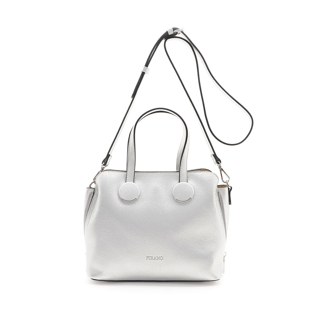

Сумка с боковой молнией для женщин Filano серебристая [FIRANO], 402570,