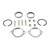Auspuffflansch hoch Kit Flansche Dichtungen C-Clips Muttern Unterlegscheiben Für Softail Sportster Dyna Touring 30-0205-M53K