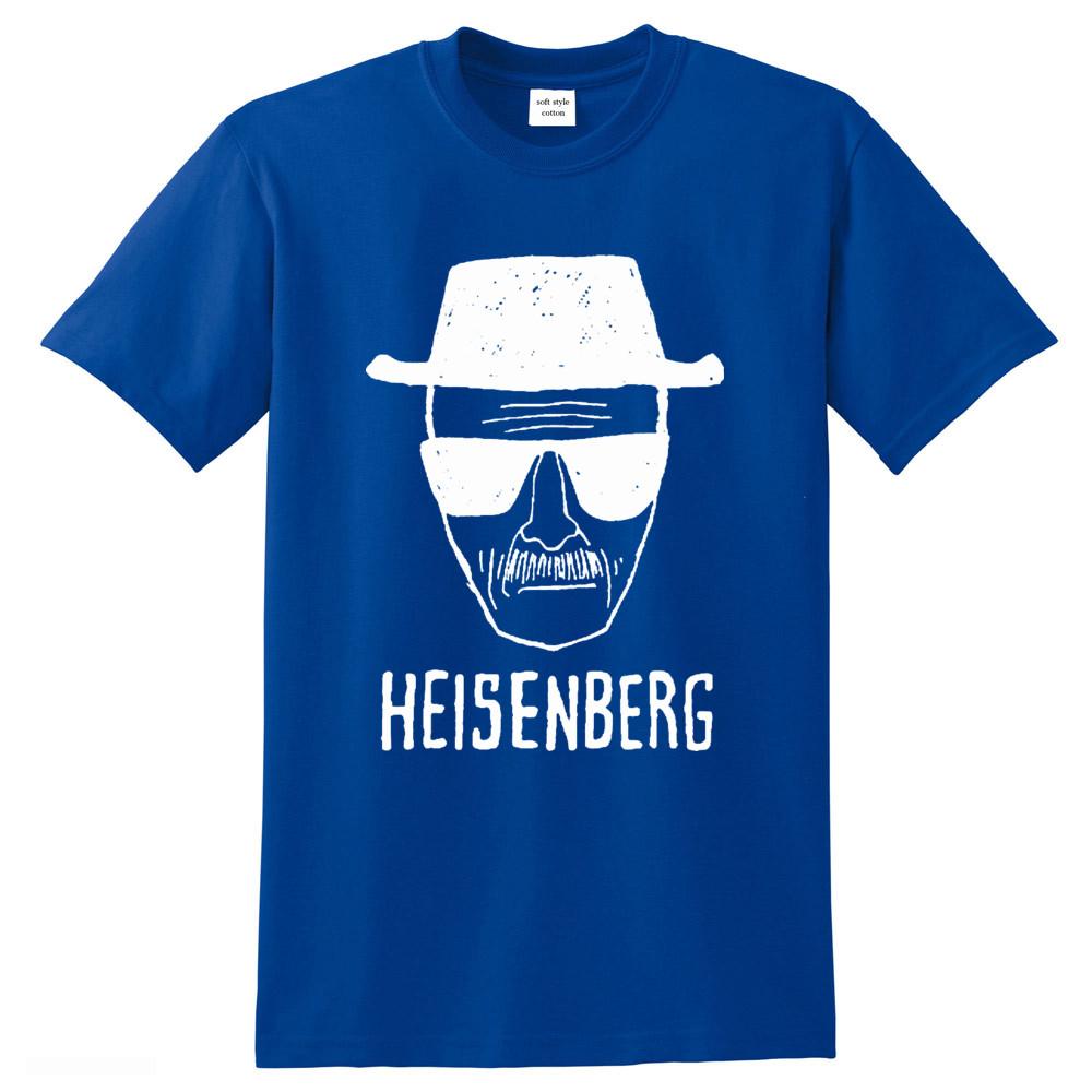 Cool Men Tshirt Breaking Bad Clothes Top Quality 100 Cotton Loose Heisenberg Printed T Shirt Casual Mens Tshirt