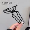New Butterfly Metal Hair Fork Clip Women Hair Pin Combs Messy Bun Hairpin Clip Side Combs Updo Sticks Hair Styling Tool Gifts