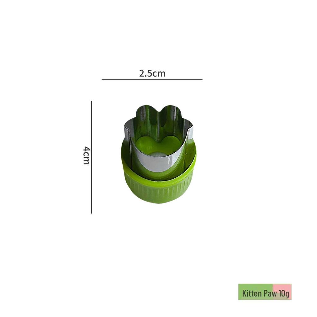 Stainless Steel Farfalle, Vegetable, Fruit, and Sausage Cutter & Cookie Wonton Stamp for Baby Food