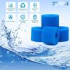 Lot de 8 filtres mousse réutilisables pour Intex Type S1 - 108 x 40 mm, spa/piscine