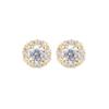 Women's Classic High-End S925 Sterling Silver Earrings with Full-Diamond Design – Light Luxury and Super Flash