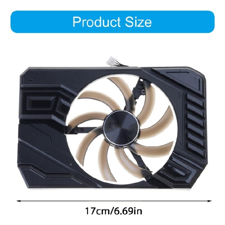 85mm 4Pin Graphics Card Cooling Fan GPU Coolers Replacement Fan for GTX1660 2060 StormX Graphics Card Management Accessories
