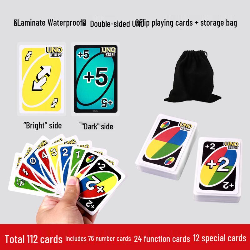 Genuine Mattel UNO Classic Card Game for Multiple Players - Casual Party Poker Table Game