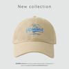 Grinding baseball cap men's simple hat women's season big head circumference showing face small wide brim cap