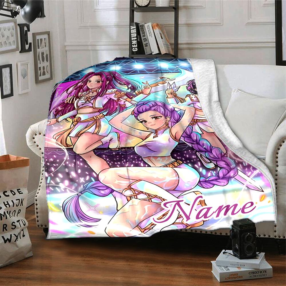 Custom Name Blue Tiger Hat Party Blanket For Couch Bed Plush Cozy Fuzzy Blanket Super Soft Warm Blankets For Fall And Winter 0916193