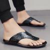 Casual men's slippers Outdoor comfortable and breathable style Street walking and beach sandals Summer flat 38-44