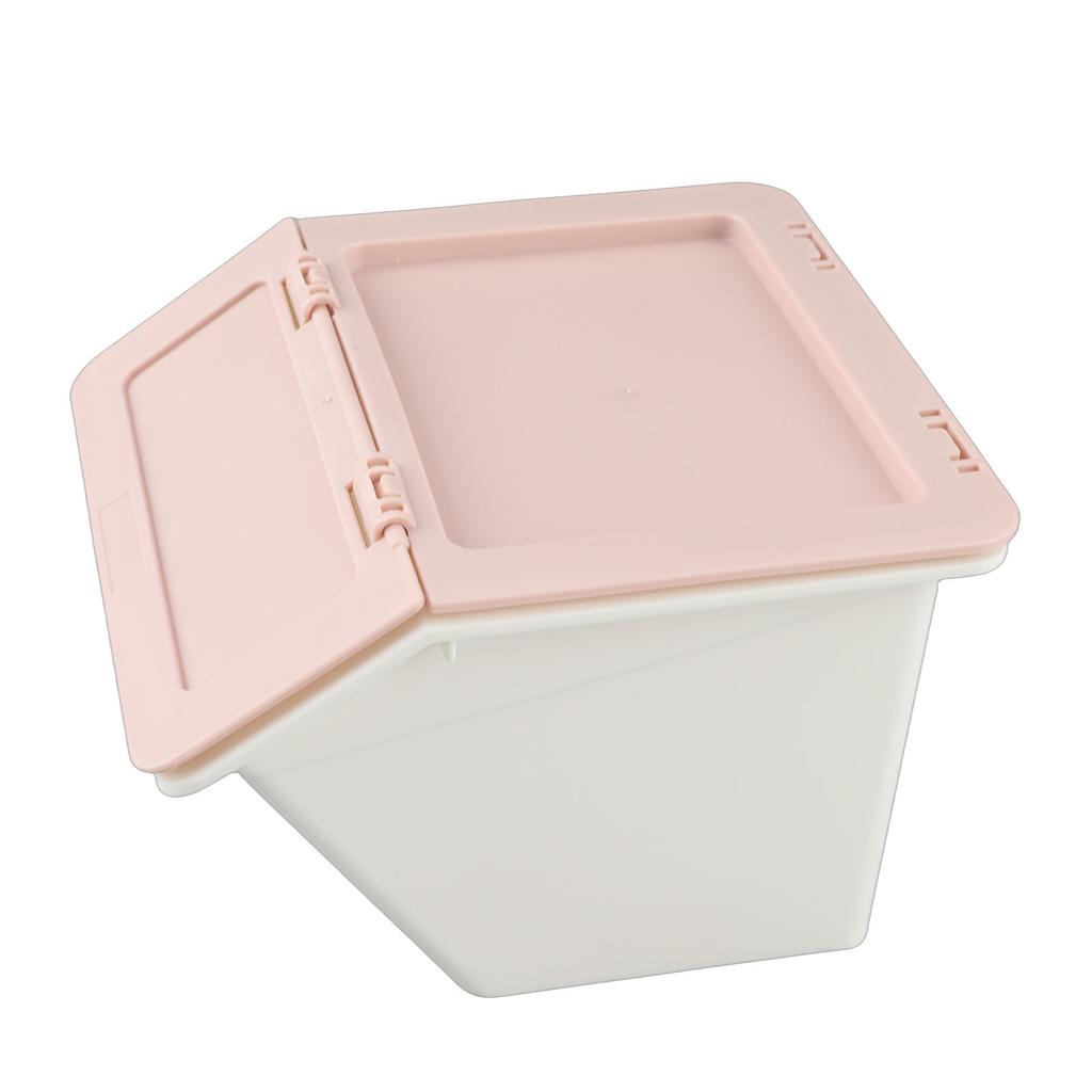 Desktop Storage Box Plastic able Cute Desk with Lid for Stationary Jewelry