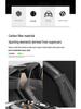 Echtes Leder Carbonfaser Wildleder Lenkradbezug für Honda CRV 07-23, Ganzjahres-Universalpassform