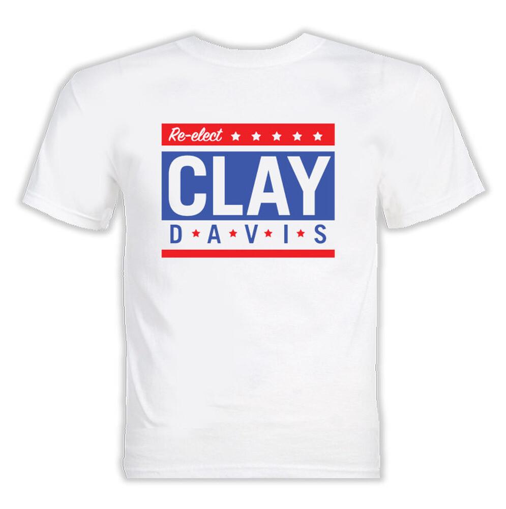 The Wire Re Elect Clay Davis T Shirt Mens Womens Tees Top S