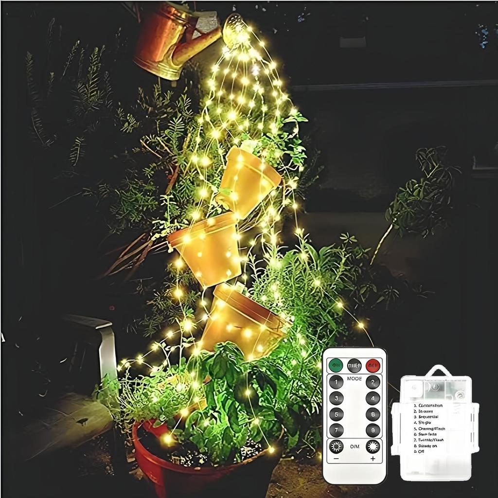 Christmas Tree Lights LED Ambient Lighting Battery Operated Wire Christmas Lights For Living Room Party Fences Railings Yard