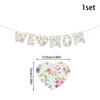 Mother’s Day Decoration Flag - Vibranted Color Bunting Supplies for Creating Celebration for Moms