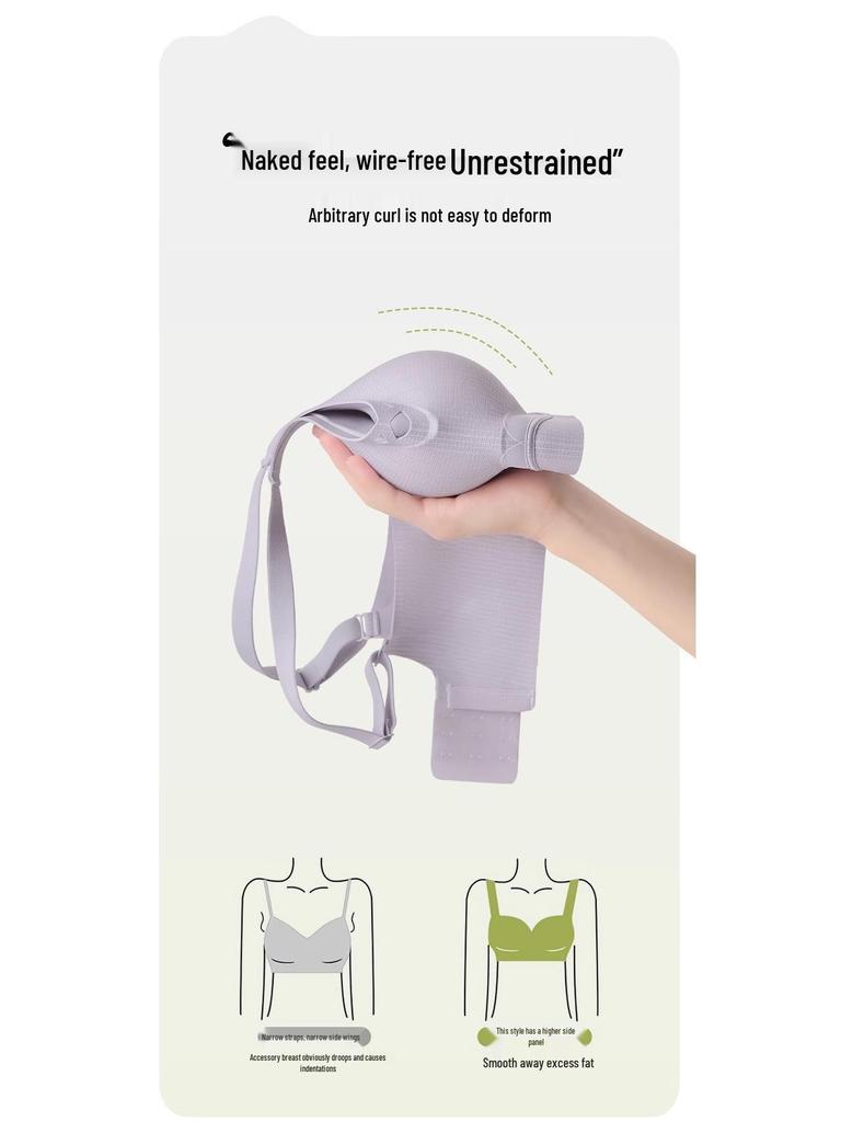 Nahtloser Cloud Comfort Kabelloser BH für Damen - Formend & Stützend, Anti-Hängebrust, Dünner Stil