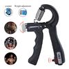 R-Shape Adjustable Size Hand Grip Active Strength Countable Exercise Strengthener Gripper Spring Finger Pinch Carpal Expander