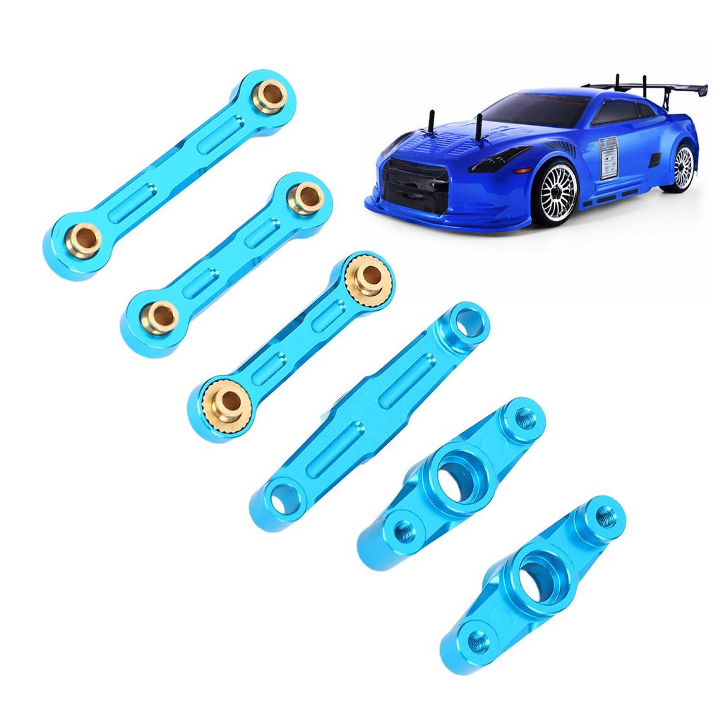 RC Car Steering Tie Rod Alloy Enhanced Performance Steering Assembly Upgrade Parts for  02 RC Car