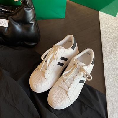 Shell Head Color Matching Sports and Leisure Little White Shoes Spring Women's New Retro Versatile Women's Shoes