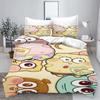 Quilt Cover Set Yellow Sponge 100% Polyester Sea Star 3D Children'S Bedding Sets King Size Bedding Comforter