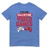 V Is For Video Games Funny Valentines Gamer Boy Unisex Kids Tshirt