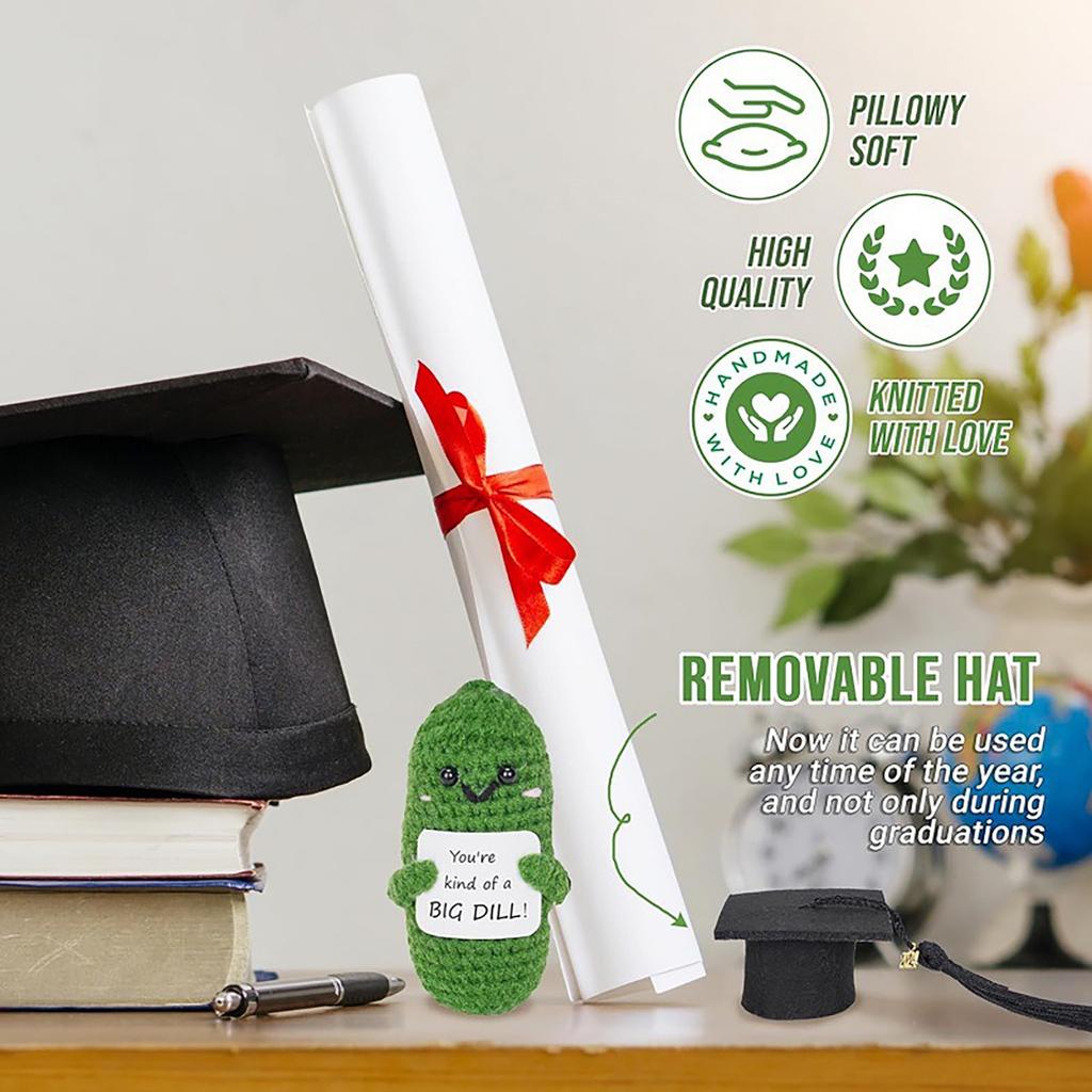 Graduation Graduation Gift Wool Knitting Funny Vegetable Doll Ornaments Kimchi Decoration Interesting Gifts