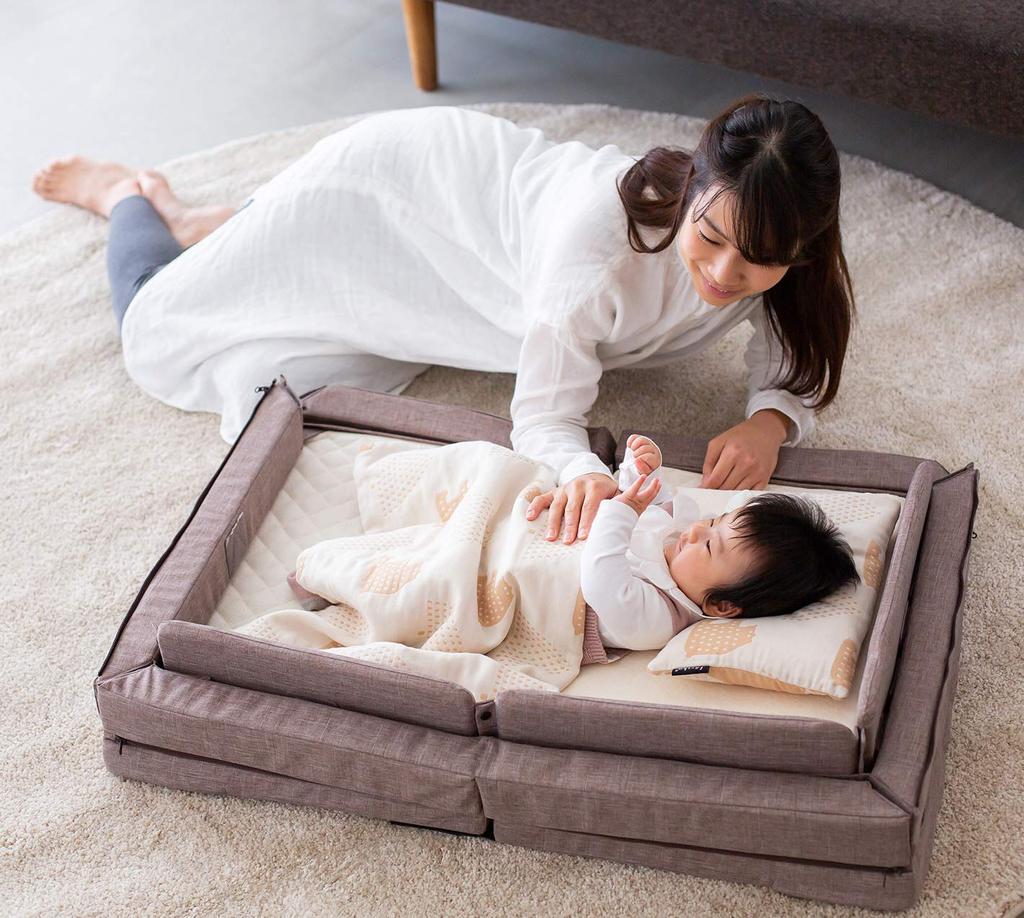 farska Triple Gauze 2-Way Duvet Cover (Morinokuma Sky Gray) FLAGSHIP LINE 746183