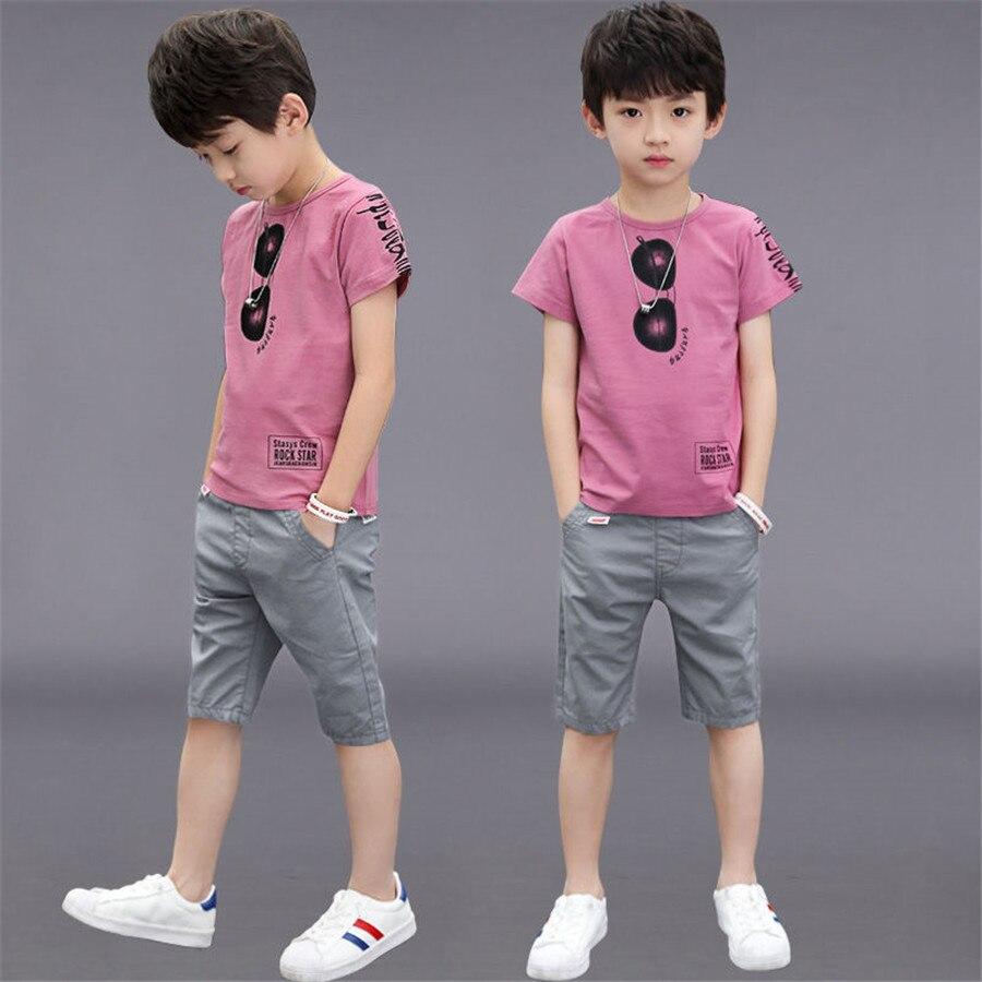 Teen Boys Clothing Sets Summer Boys Clothes Casual Outfit Kids Tracksuit for Boys Sport Suit Children Clothing 6 8 9 10 12 Year