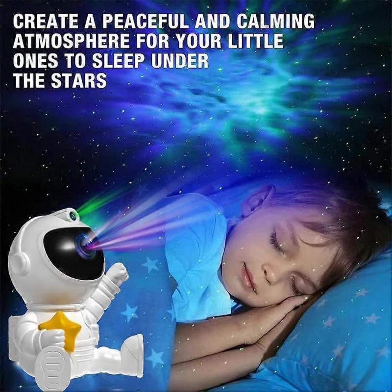 Star Projector Galaxy Night Light, Astronaut Starry Nebula Ceiling Lamp, LED Astronaut Light Projector for Kids Adults