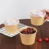 Fang Cao Di Disposable Thickened Paper Bowls, 360ml (50-pack)