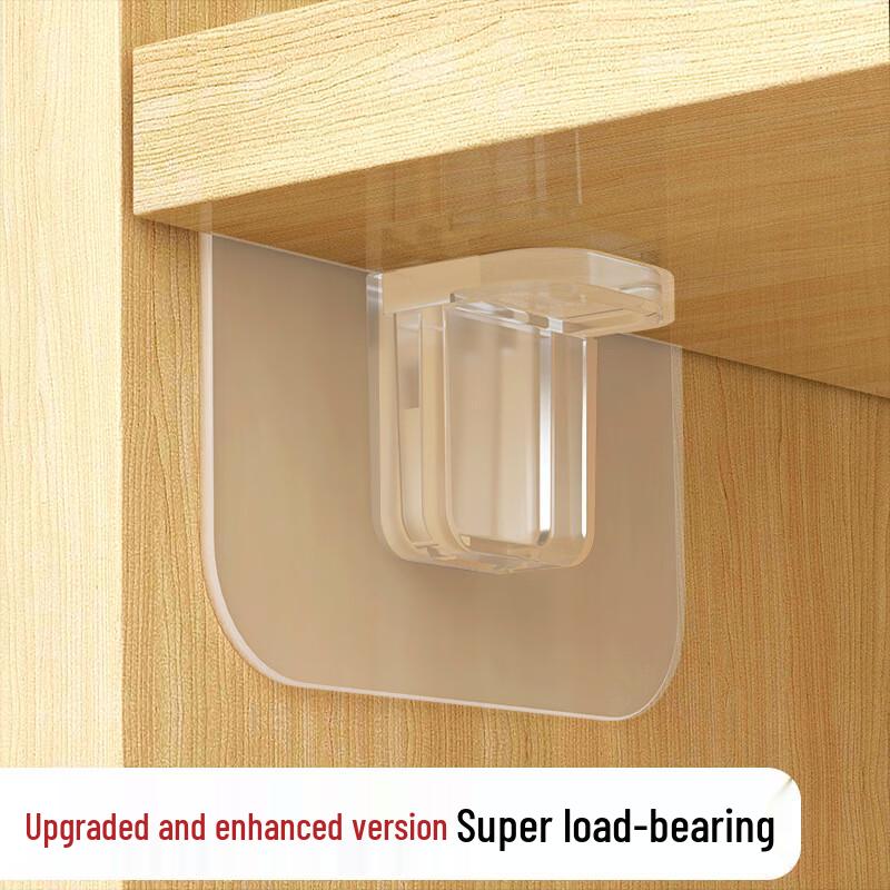 

No-Drill Adhesive Shelf Support Brackets