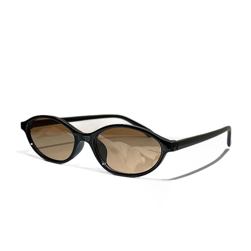 Retro Fashion Oval Small Frame Sunglasses Women'S Street Sunglasses Personalized Trendy Sunglasses