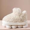 Soft Memory Foam Boots for Unisex Winter Warm Fuzzy House Booties for Women and Men Home Shoes High-top Slippers With Fleece Lined Indoor Boot