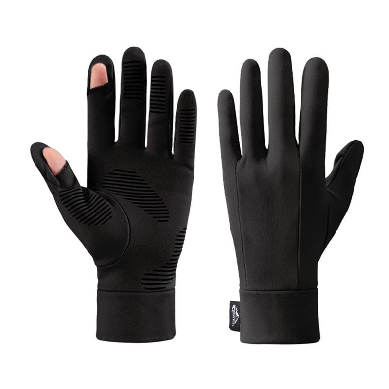 

Winter Warm Windproof Touch Screen Outdoor Cycling Sports Gloves M фиолетовый