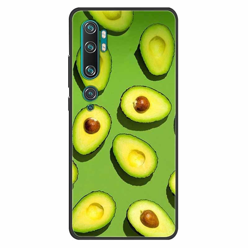 For Xiaomi Mi Note 10 Case Silicone Soft Owl Lion TPU Fashion Back Cover For Xiaomi Mi Note10 Cases Protective Printed Covers