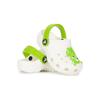Crocs Comfortable and Versatile Children's Sandals White and Green Children's Model