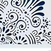 Reusable Corner Stencil for Painting on Canvas Paper Fabric Floor Wall and Tile DIY Art Craft Border Template