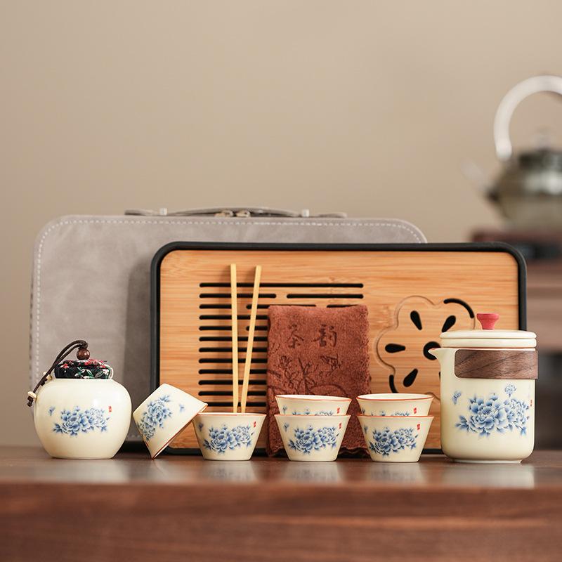 

Простой заварочный чайник, древняя рифмованная посуда, бытовой кунг-фу чайный набор, портативный набор