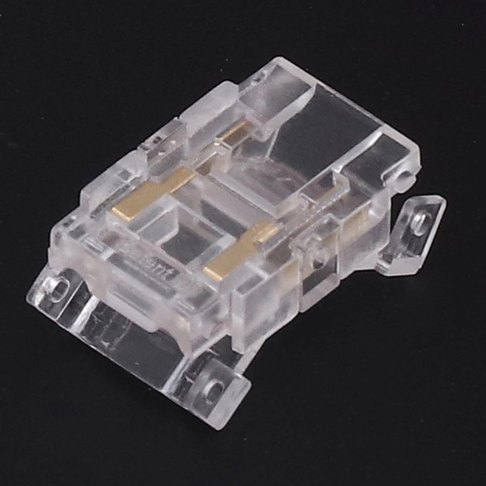 20pcs 10mm LED Strip to Wire Connector COB Solderless LED Connectors  For Kitchen