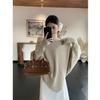 Andy Velvet, Gentle Wind Sweater Women's Autumn and Winter 2025 New Solid Color Diagonal Neck Warm Knitted Sweater