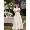 Champagne Color Elegant Fitted Graduation Dress For Women | Bridesmaid Gown | Perfect Wedding Dress