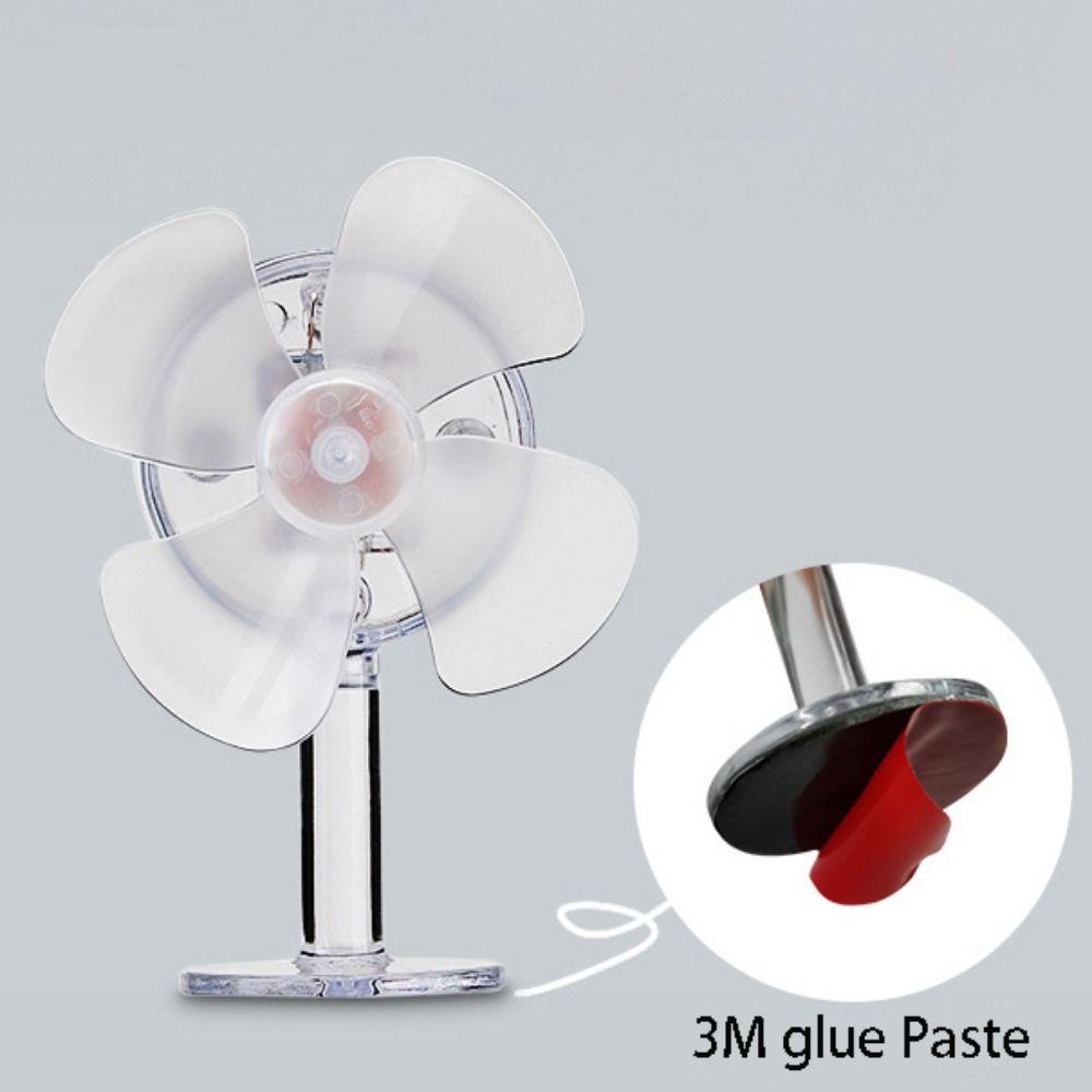 Wind-powered Luminous Wind Energy Fan Ornaments Safe Riding Mini Windmill LED Light  Vehicle